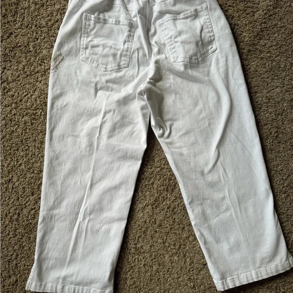 Quacker Factory White Pants Stretchy Women Size Small - Picture 4 of 6